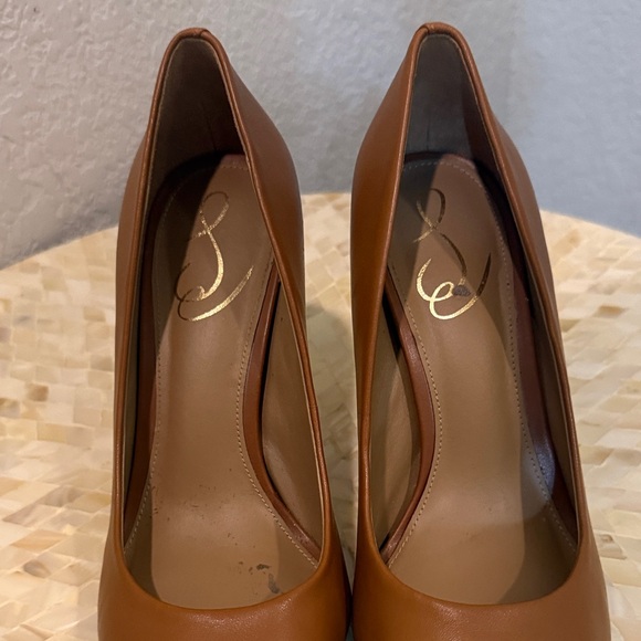 Sam Edleman Elegant Brown Leather heels 8 - Picture 8 of 11